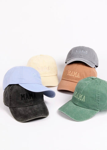 Embroidered Mama Hats - 6 Colors!