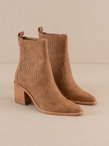 The Addison Paneled Western Boot