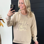 Up North Embroidered Sweatshirt - The Nines