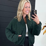 Quilted Bomber Jacket - 4 colors! - The Nines