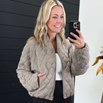 Quilted Bomber Jacket - 4 colors! - The Nines