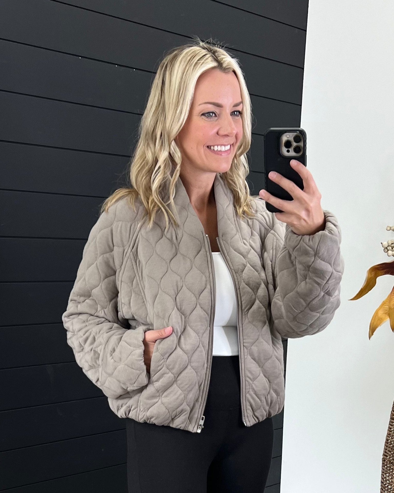 Quilted Bomber Jacket - 4 colors! - The Nines