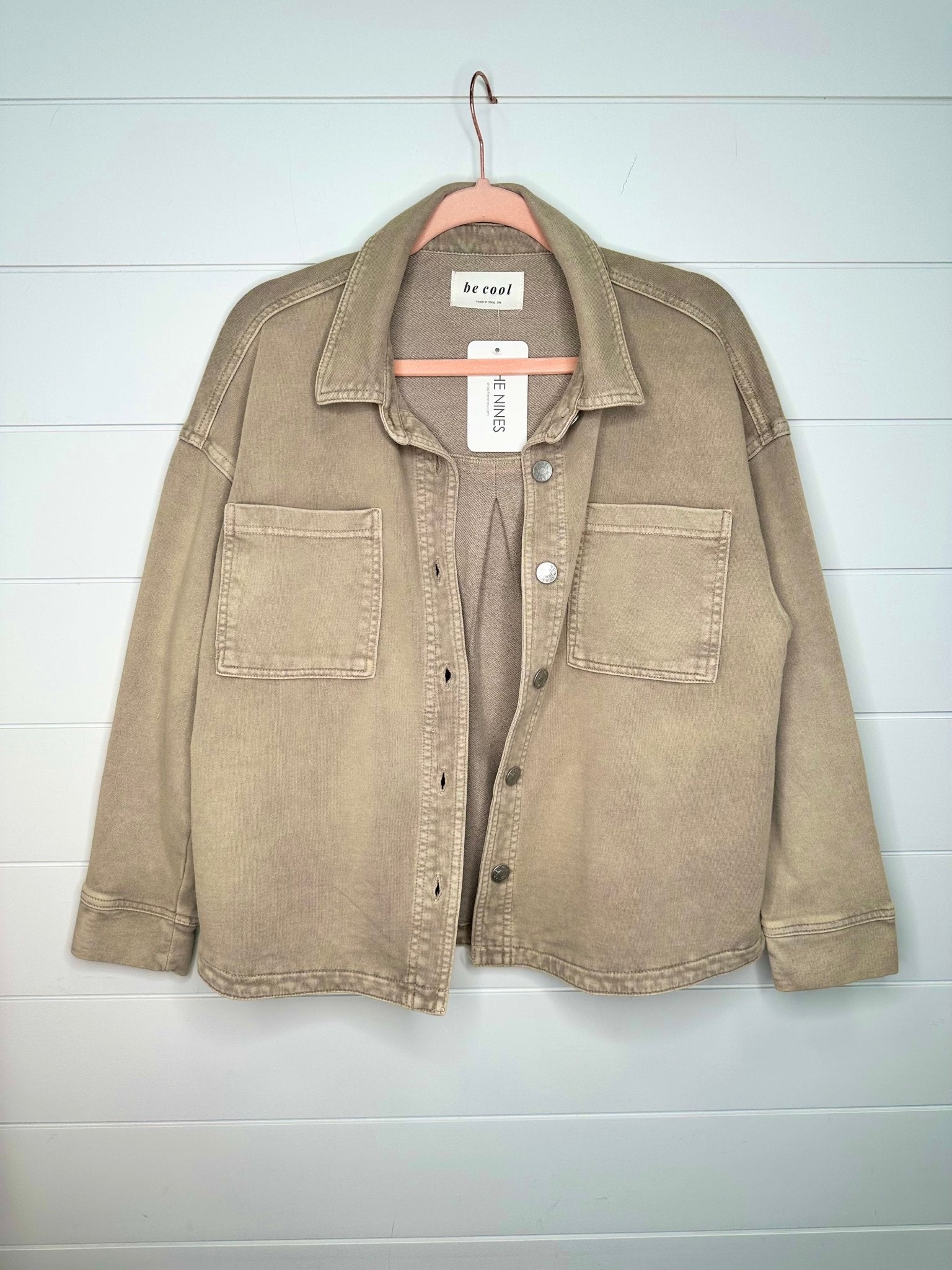 Knit Slightly Cropped Shacket - 3 Colors! - The Nines