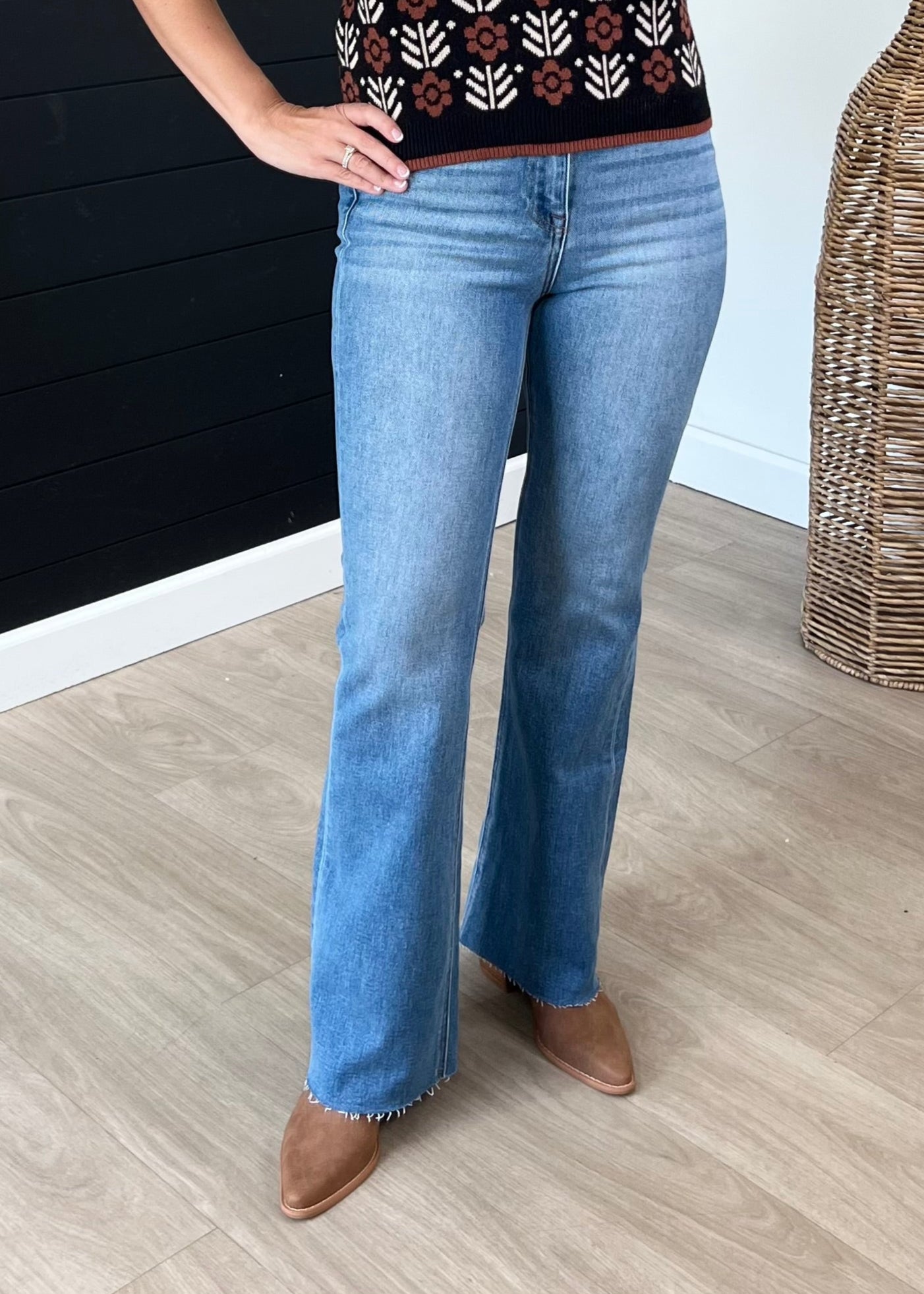J21 Eleven By Risen High Rise Flare Jeans - The Nines