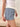 Navy Striped Drawstring Shorts - The Nines
