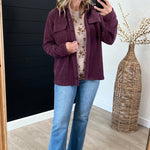 Soft Corduroy Shacket - 2 Colors! - The Nines