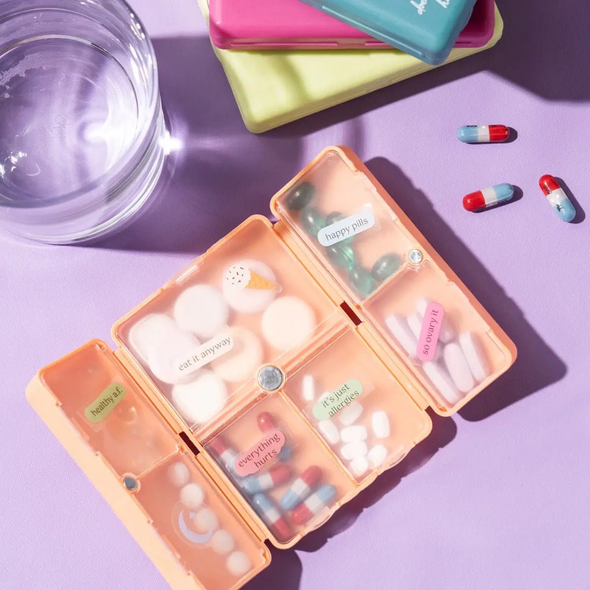 Everything's Fine Pill & Vitamin Organizer - 3 Colors! - The Nines