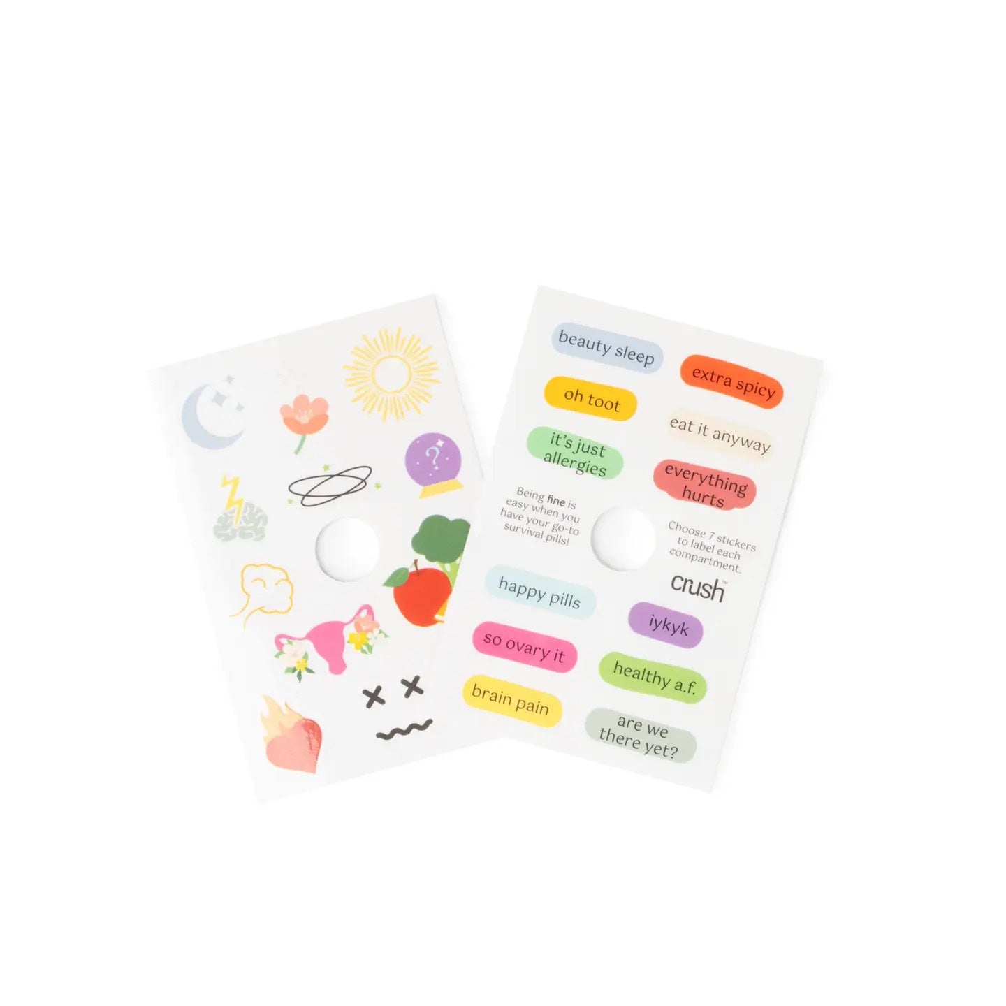 Everything's Fine Pill & Vitamin Organizer - 3 Colors! - The Nines
