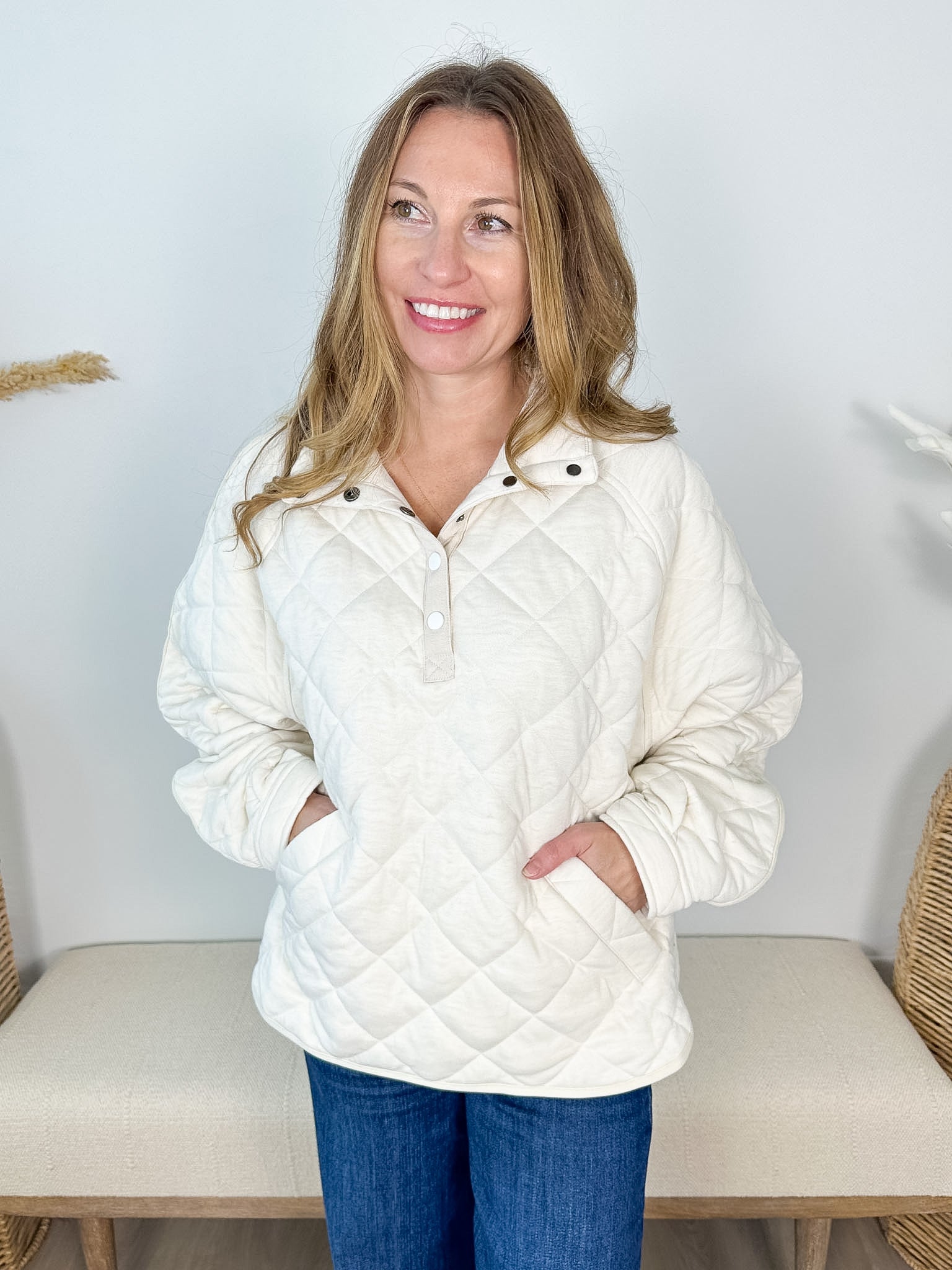 Everyday Quilted Snap Top- 2 colors! - The Nines