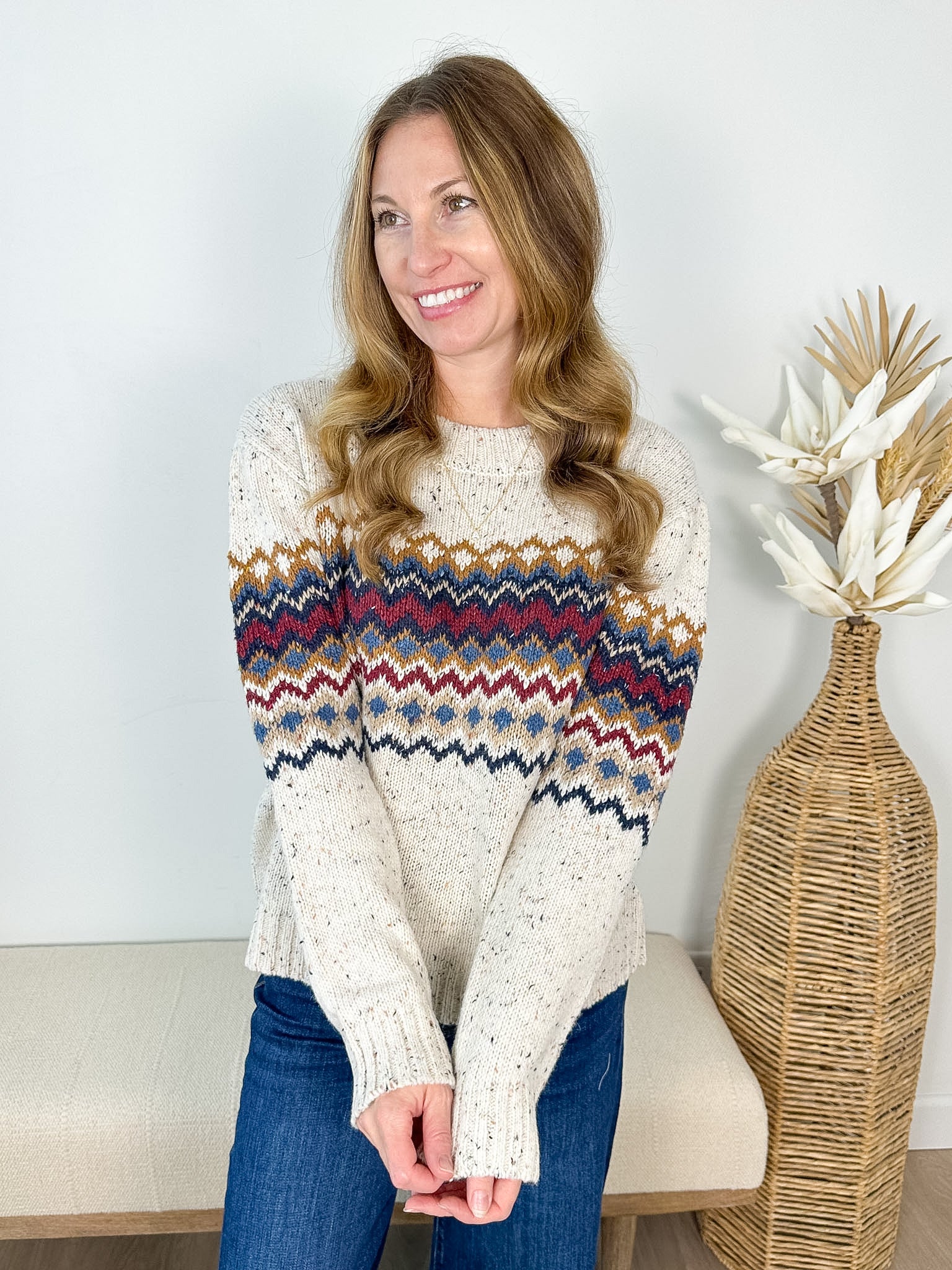 Como Fair Isle Sweater - 2 colors! - The Nines