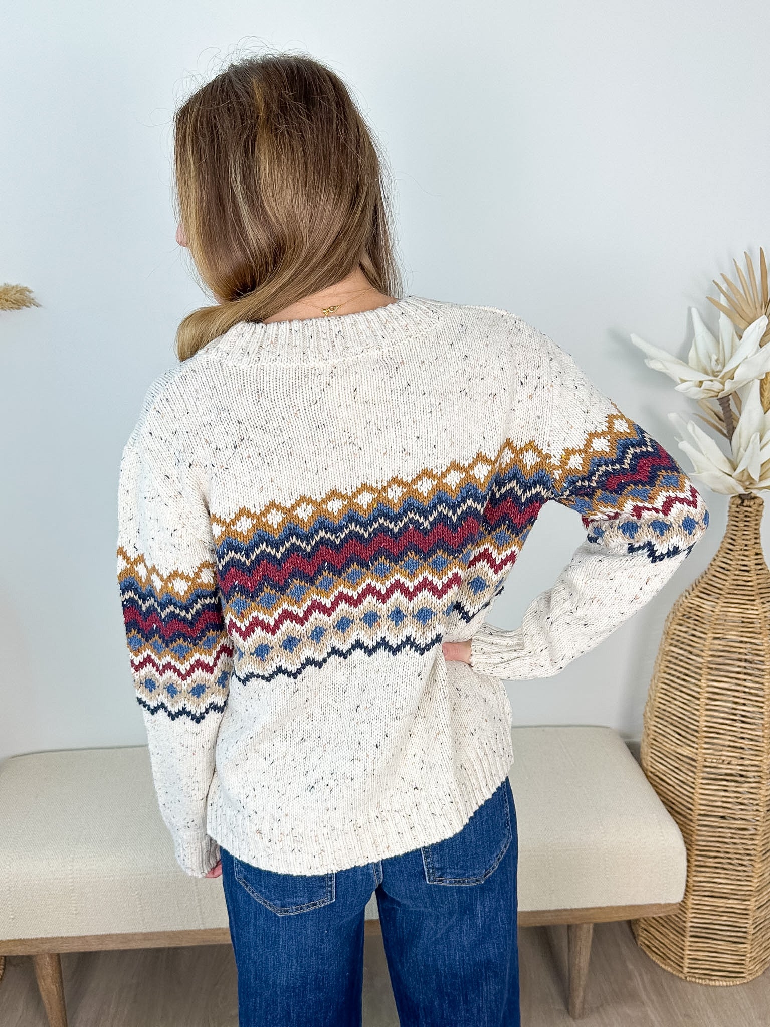 Como Fair Isle Sweater - 2 colors! - The Nines