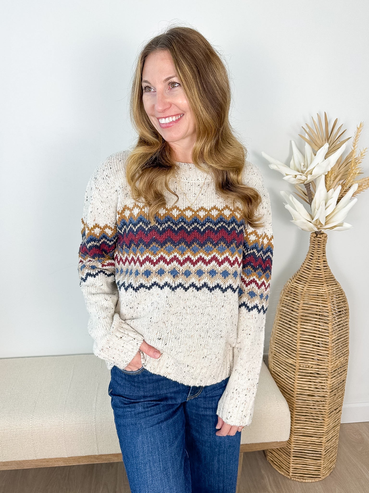 Como Fair Isle Sweater - 2 colors! - The Nines