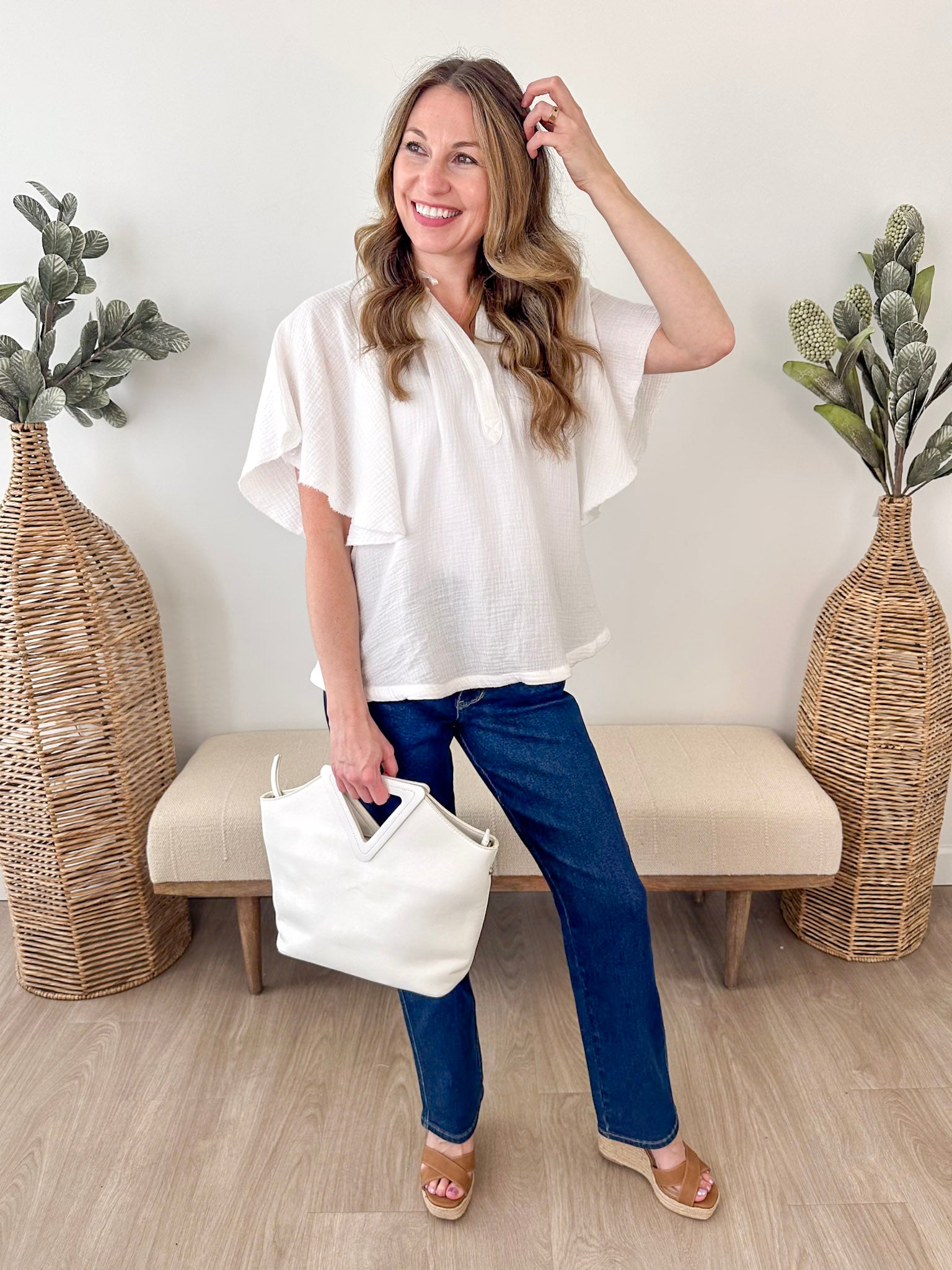 Washed Gauze Tops - 3 Colors! - The Nines