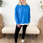 Always on Crew Layered Pullover - 4 Colors! - The Nines