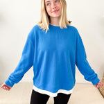 Always on Crew Layered Pullover - 4 Colors! - The Nines