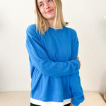 Always on Crew Layered Pullover - 4 Colors! - The Nines