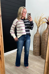 Striped Crew Pullovers - 2 Colors!