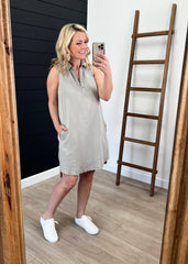 Taking The Day Off Tencel Collared Dresses - 2 colors!