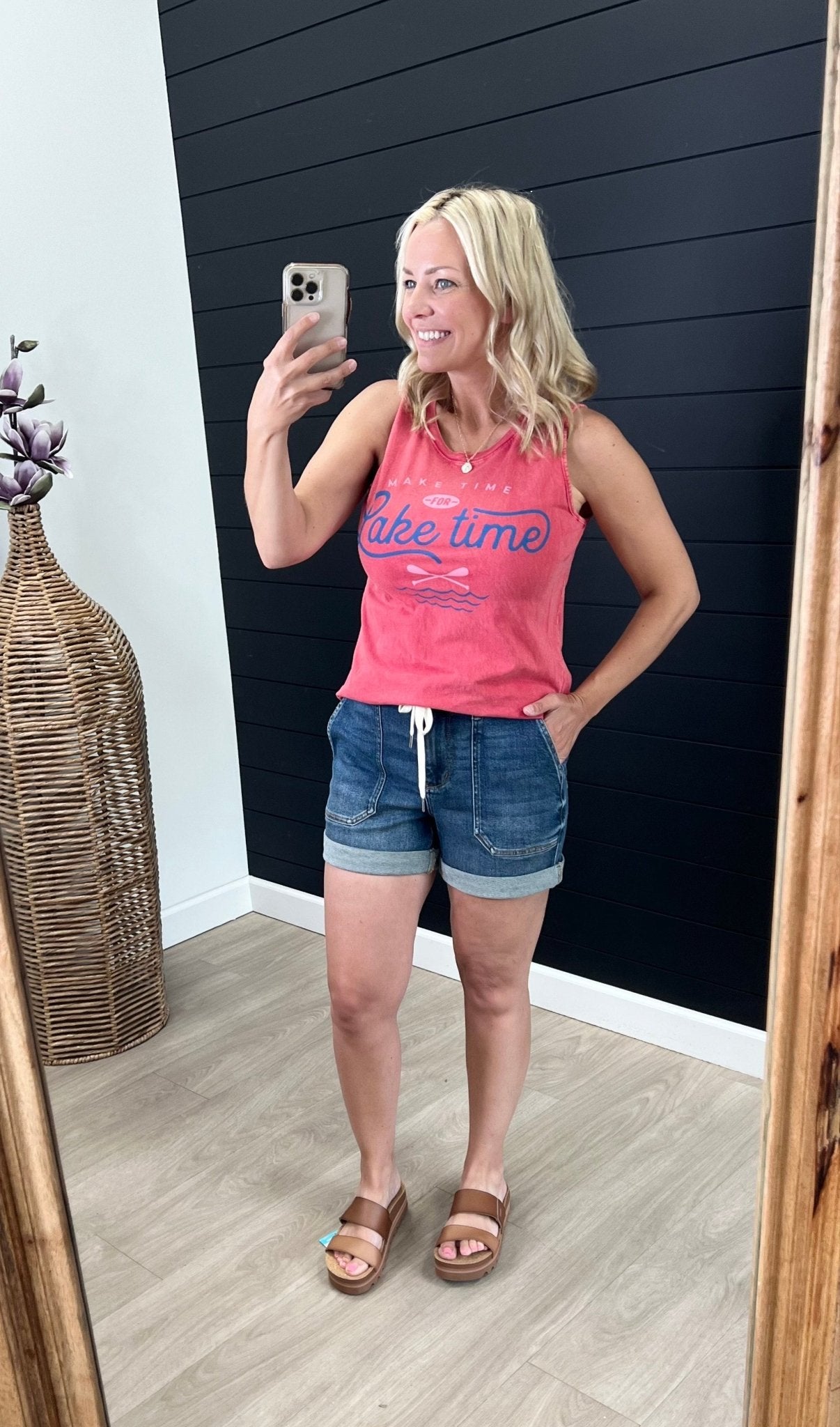 Make Time For Lake Time Mineral Wash Tank - The Nines