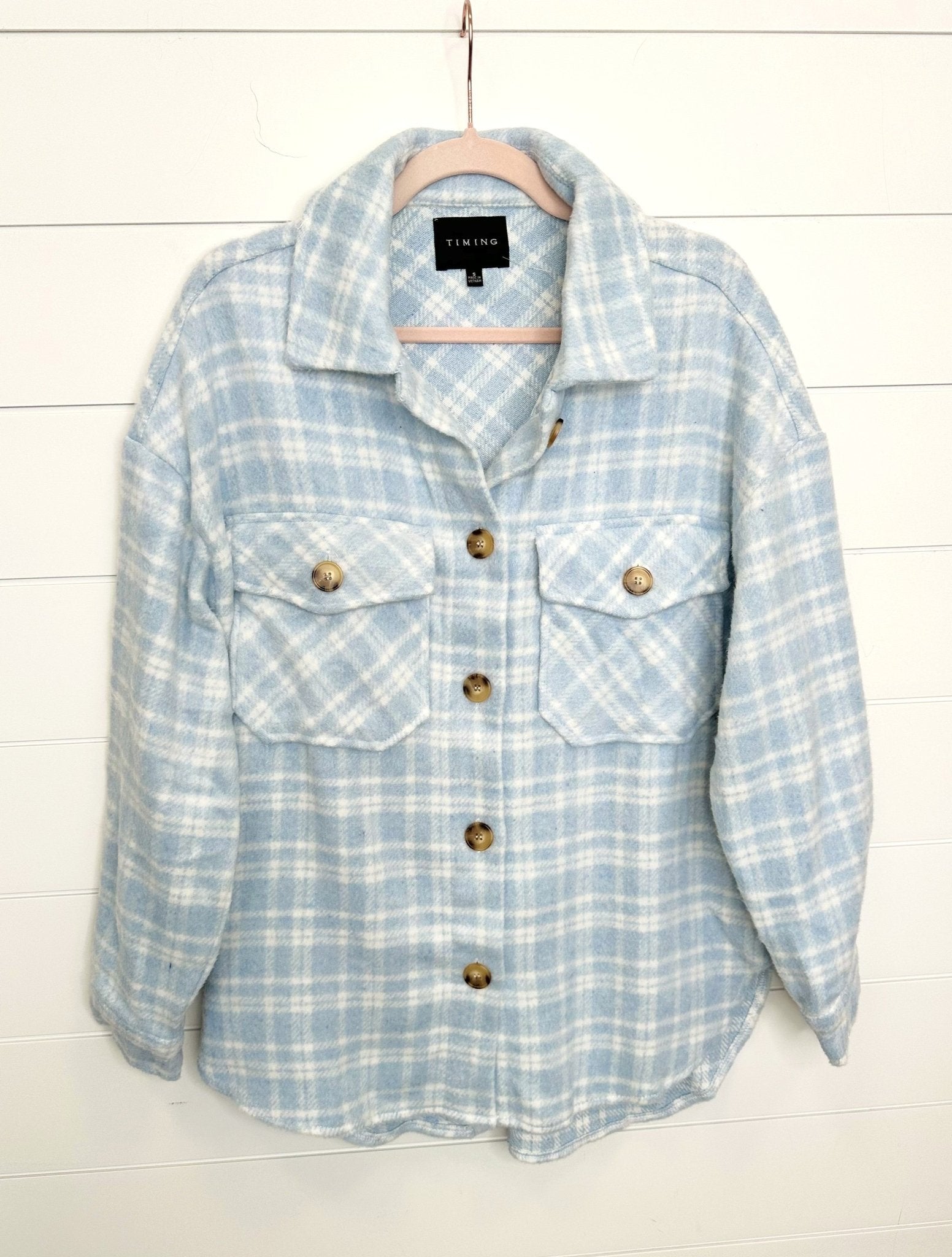 Cozy Season Shacket - 3 Colors! - The Nines