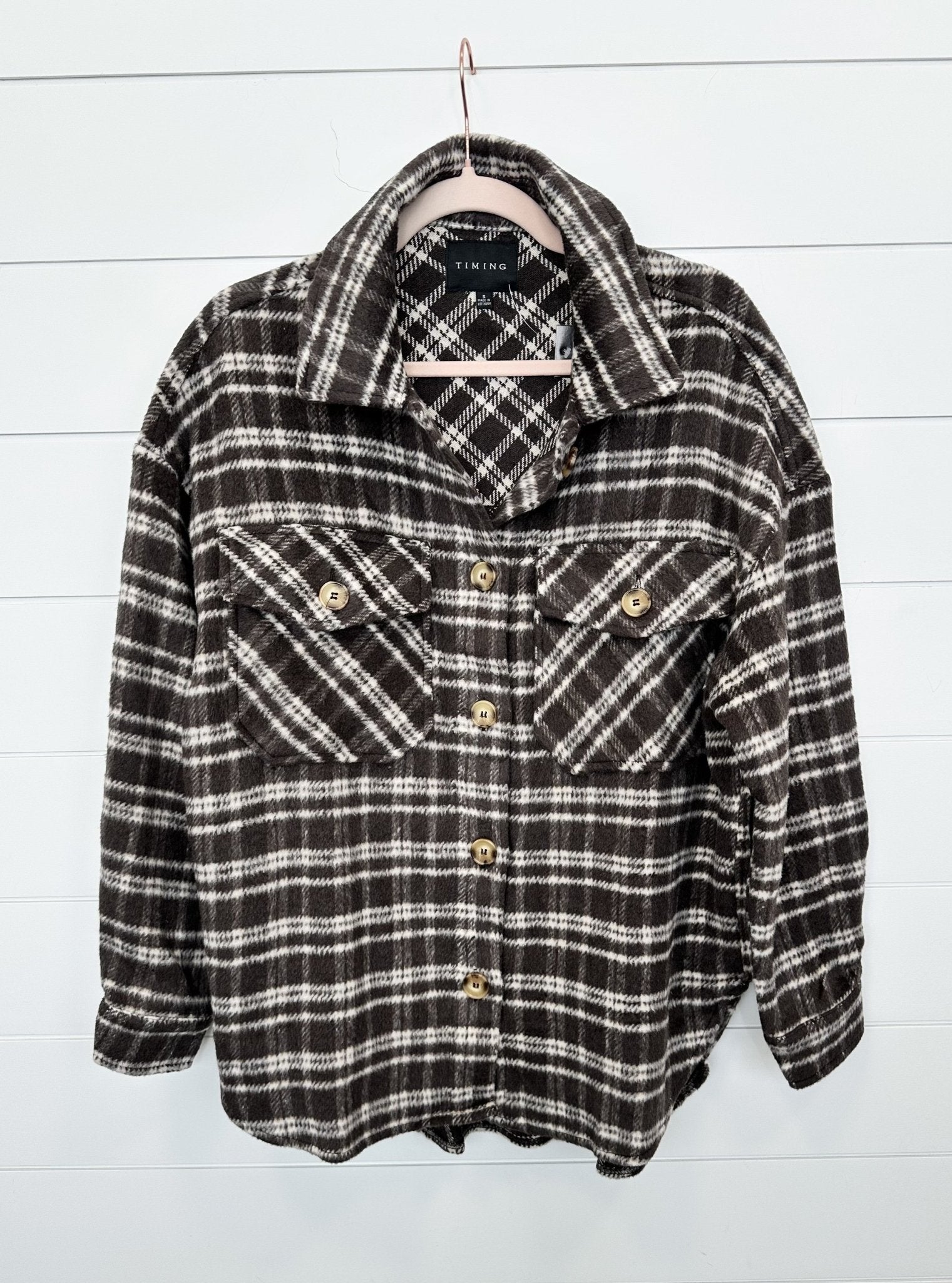 Cozy Season Shacket - 3 Colors! - The Nines