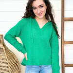 Crochet Open Knit Hoodie - 2 Colors! - The Nines