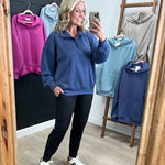 Scuba Quarter Zip Pocket Pullovers - 3 Colors! - The Nines