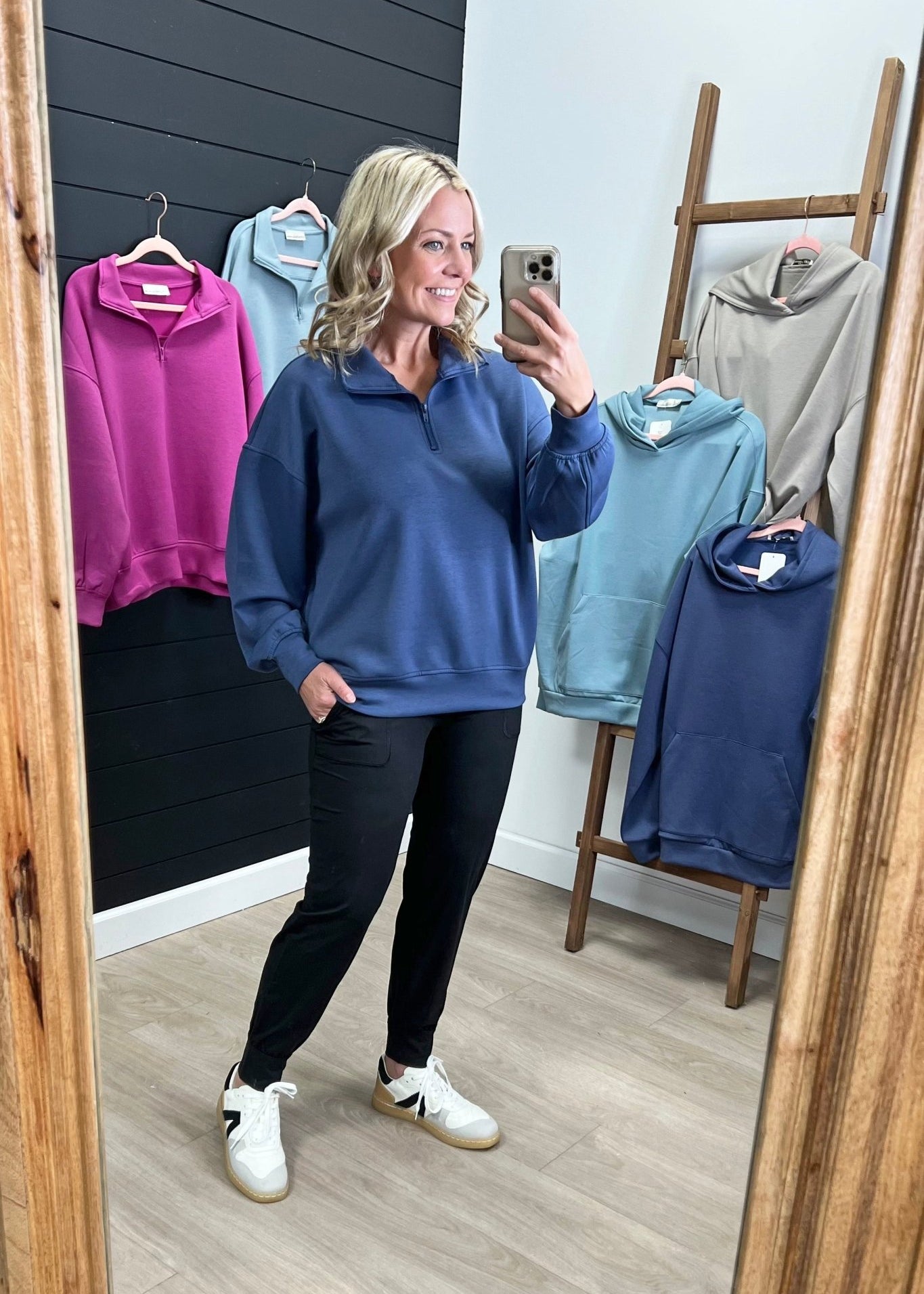 Scuba Quarter Zip Pocket Pullovers - 3 Colors! - The Nines