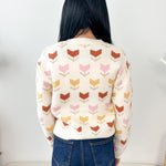 Tulip Print Cardigan - The Nines