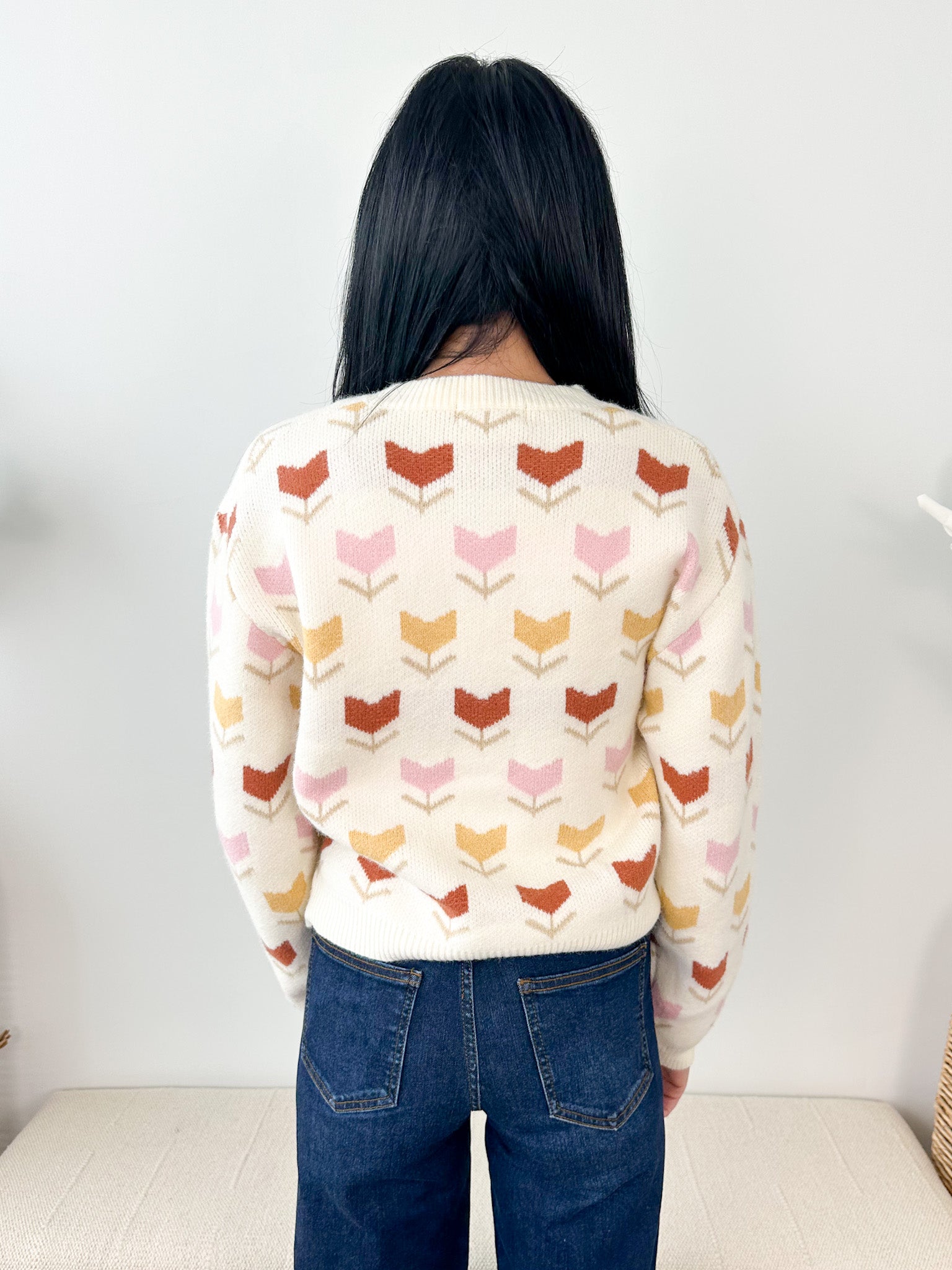 Tulip Print Cardigan - The Nines