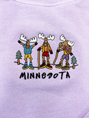 Youth Minnesota Embroidered Sweatshirts - 2 Colors!