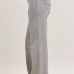 Judy Blue Gray Retro Wide Jean - The Nines