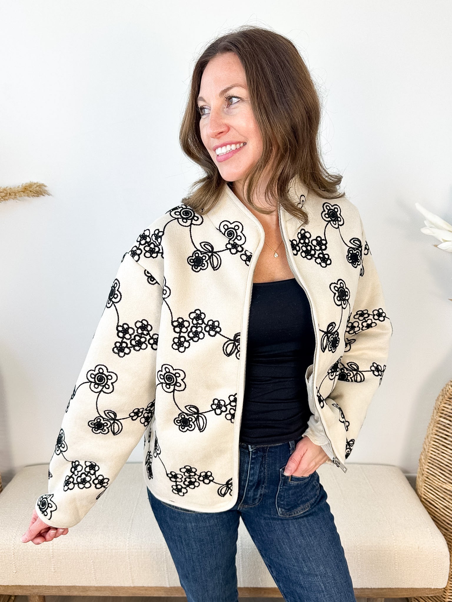 Floral Society Jacket - The Nines