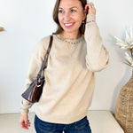 Simply Stitched Sweater - 3 colors! - The Nines