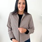 Natalia Twill Plaid Jacket - The Nines