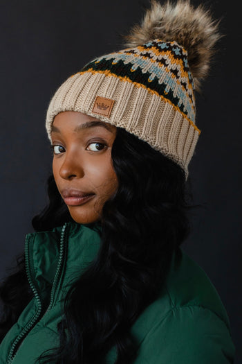 Top Of The Mountain Pom Hats - 2 Colors!