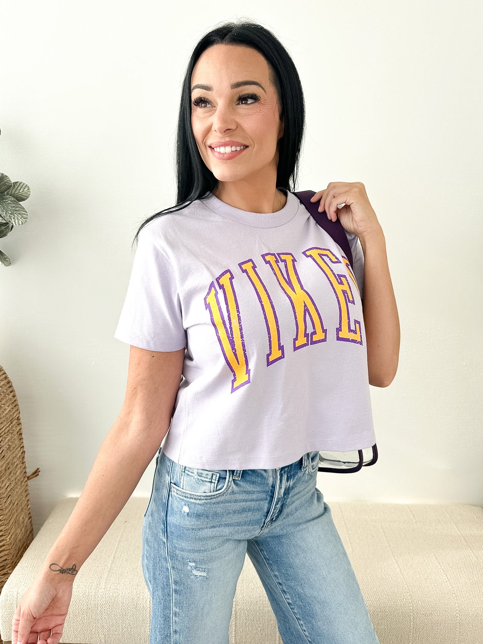 "Vikes" Boxy Tee - The Nines