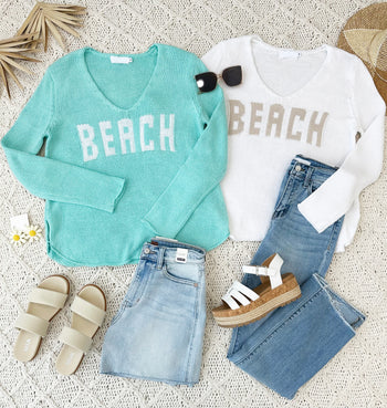 Beach Knit Tops - 2 Colors!