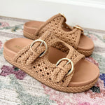 Mia Trendy Woven Sandal - The Nines