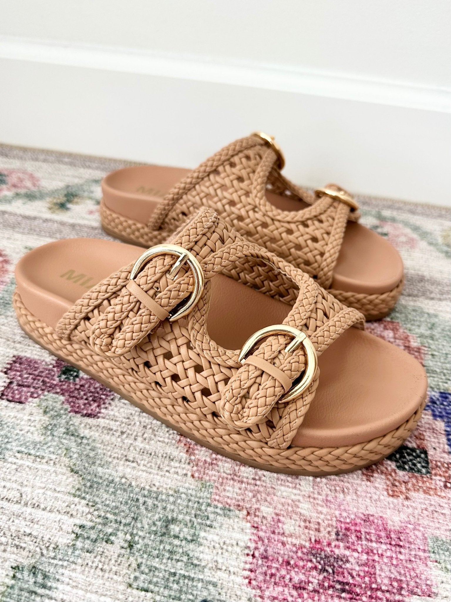 Mia Trendy Woven Sandal - The Nines