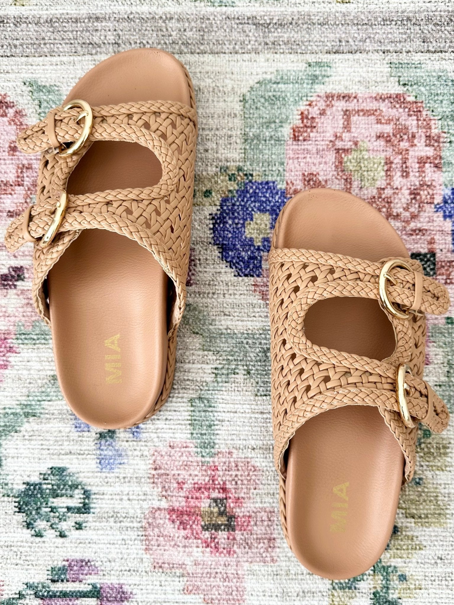 Mia Trendy Woven Sandal - The Nines