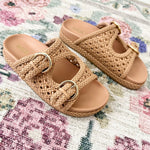 Mia Trendy Woven Sandal - The Nines