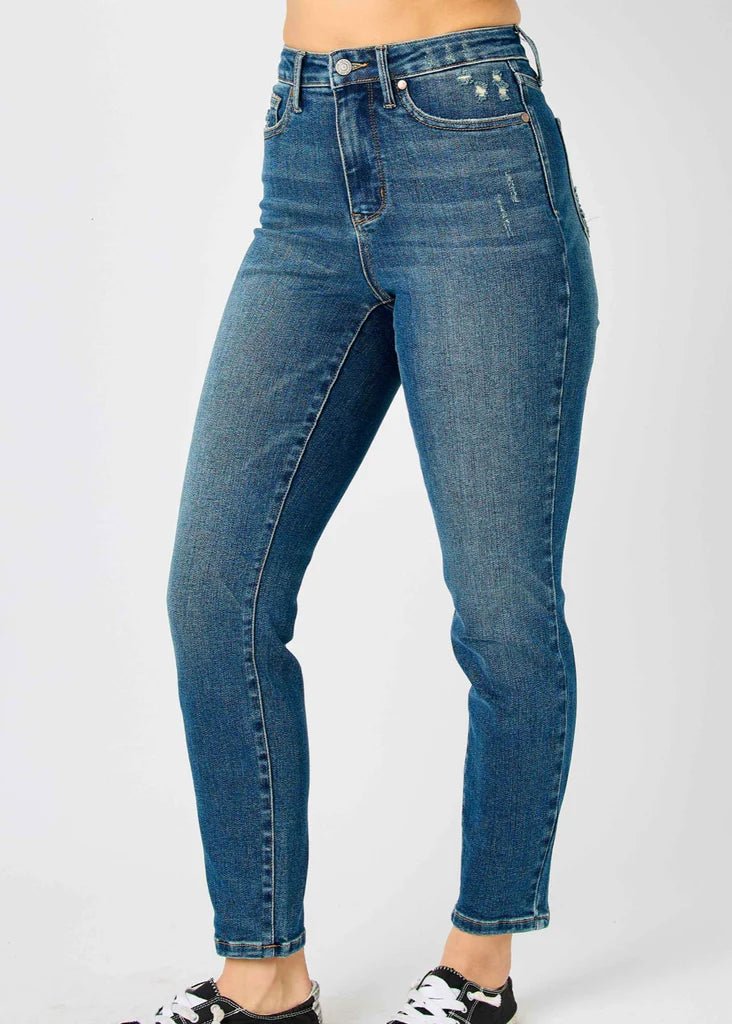 Judy Blue High Waist Tummy Control Slim Jeans - FINAL SALE! - The Nines