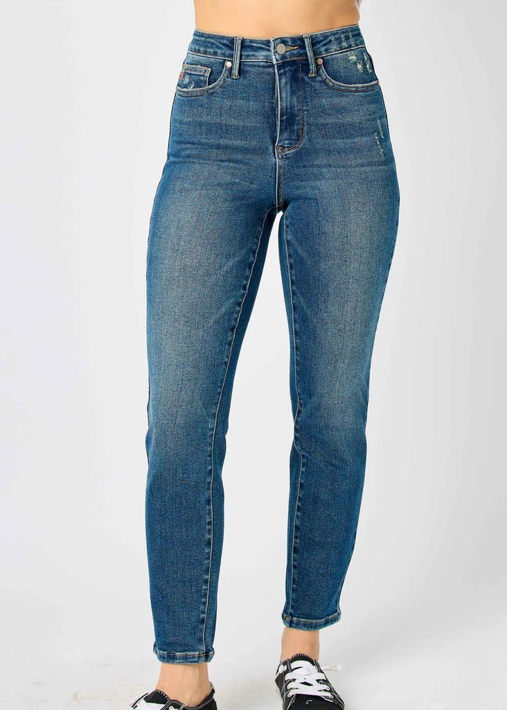 Judy Blue High Waist Tummy Control Slim Jeans - FINAL SALE! - The Nines