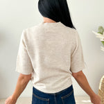 Short Sleeve Relaxed Sweater - The Nines