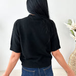 Short Sleeve Relaxed Sweater - The Nines