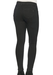 Democracy Mid Rise Black Stretch Ab Solution Booty Lift Jeggings