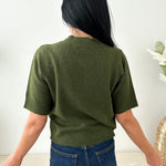 Short Sleeve Relaxed Sweater - The Nines