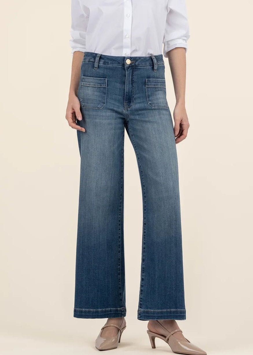 KUT From The Kloth Meg High Rise Wide Leg Jean - The Nines