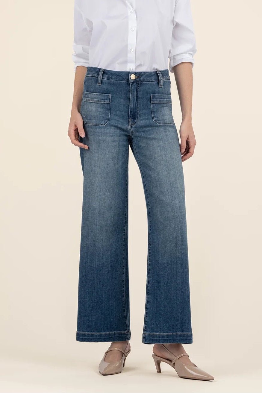 KUT From The Kloth Meg High Rise Wide Leg Jean - The Nines